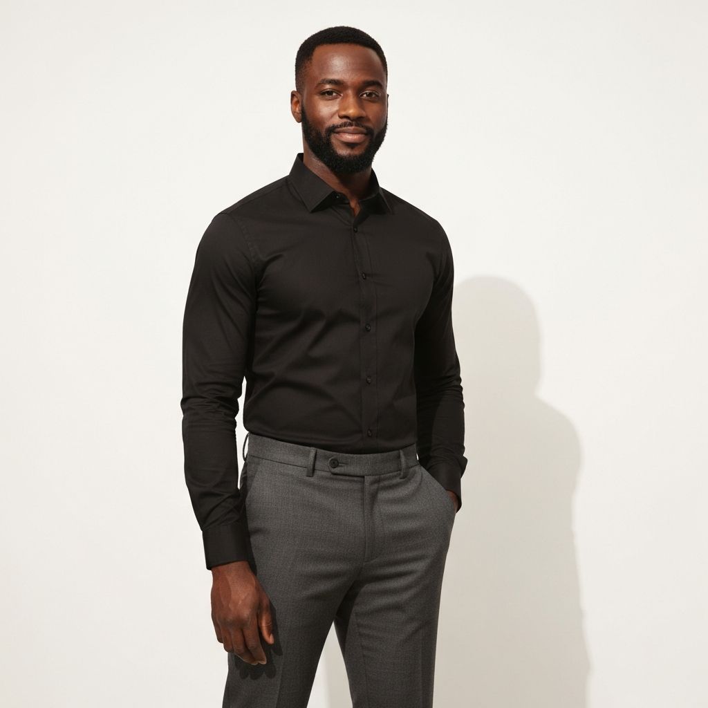 Chemise Noire Classique